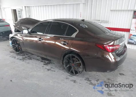 2018 Infiniti Q50 3.0T Luxe z USA, uszkodzony, nr VIN JN1EV7ARXJM430726